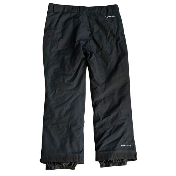 Columbia Men's Black Omni-Tech Nylon Ski Snow Pants Elastic Waist Size XL - Picture 2 of 5